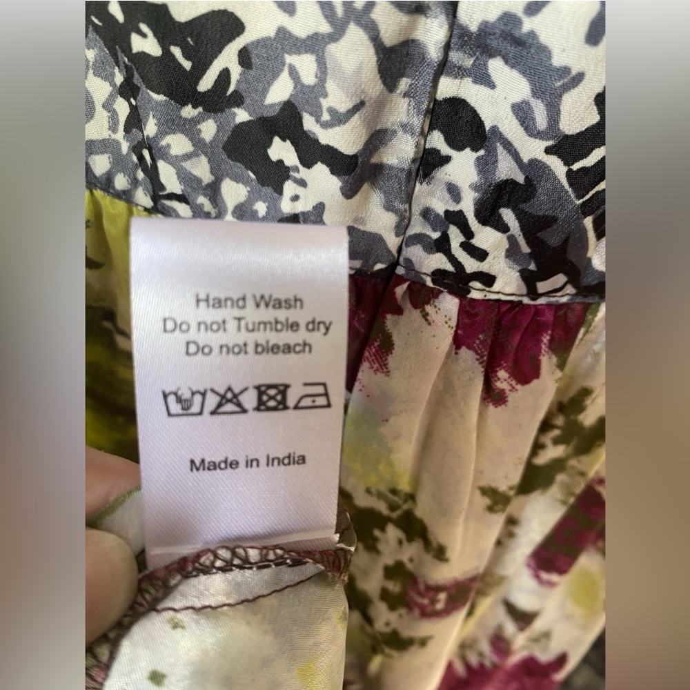CONNOR & BLAKE Hand Crafted Tie Dye Splash Belinda Maxi Dress Women's Size Large - Picture 16 of 16